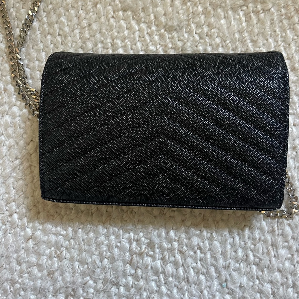 Black Wallet on chain purse